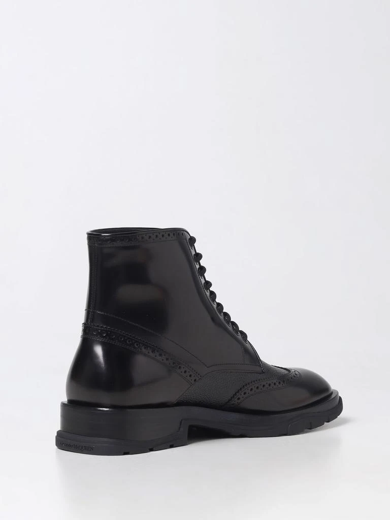 商品Alexander McQueen|Alexander McQueen ankle boots in brushed leather,价格¥6535,第3张图片详细描述