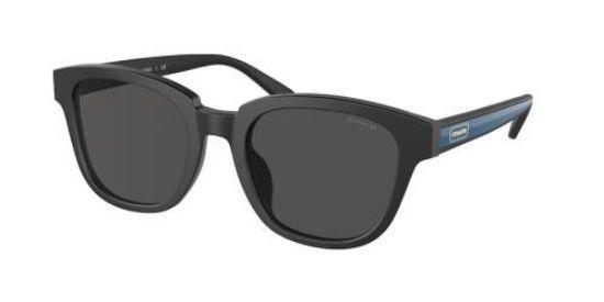 商品Coach|Dark Grey Solid Square Mens Sunglasses HC8340U 500287 53,价格¥406,第1张图片