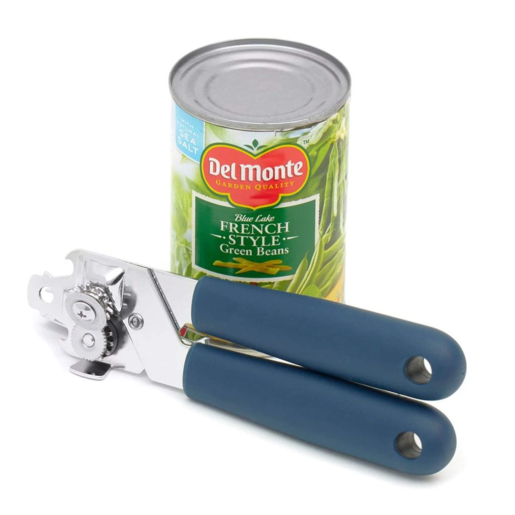 商品Michael Graves Design|Michael Graves Design Comfortable Grip Stainless Steel Can Opener, Indigo,价格¥123,第3张图片详细描述