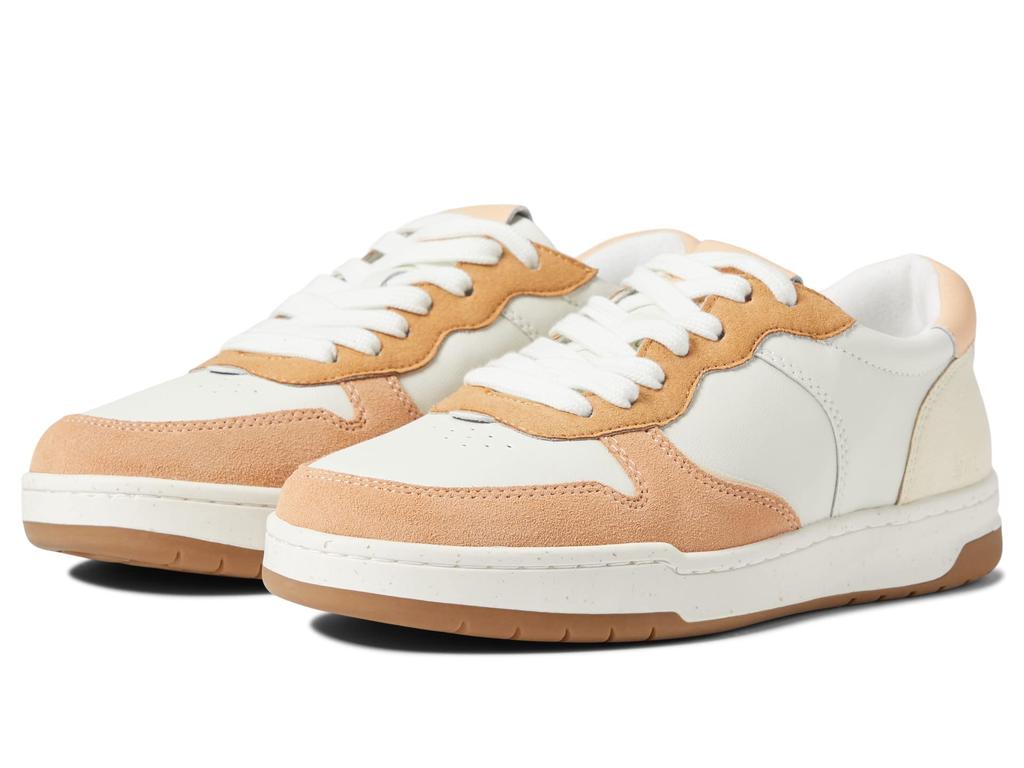 Court Low-Top Sneakers in Peach Colorblock商品第1张图片规格展示