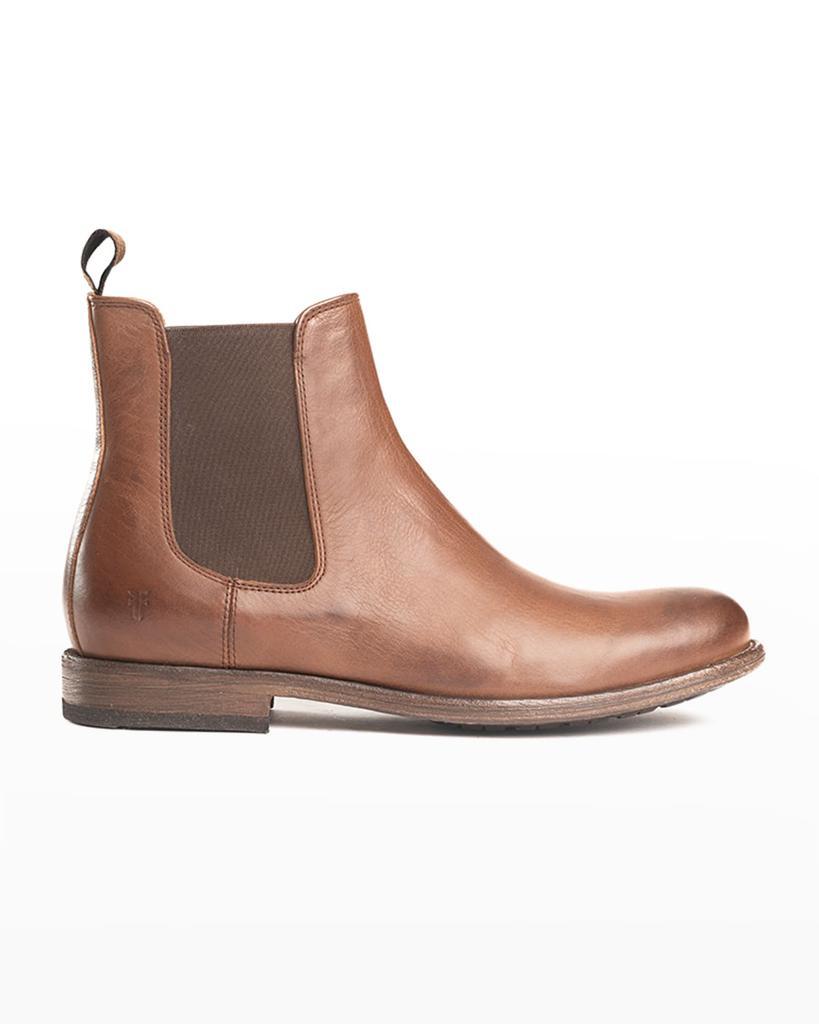商品Frye|Men's Tyler Leather Chelsea Boots,价格¥2332,第3张图片详细描述