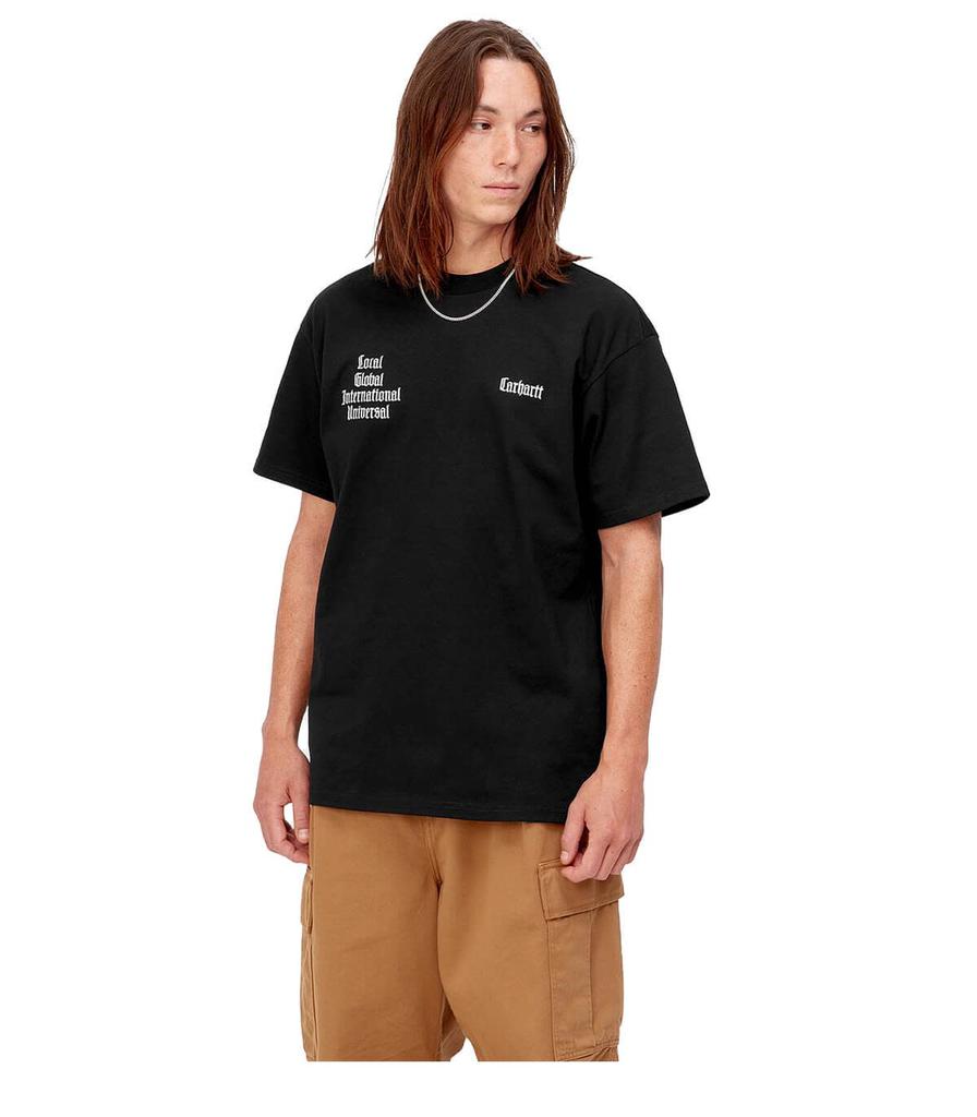 Carhartt Wip Letterman Black T-shirt商品第3张图片规格展示