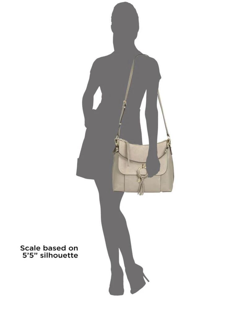 商品See by Chloé|Joan Large Leather & Suede Shoulder Bag,价格¥3897,第3张图片详细描述