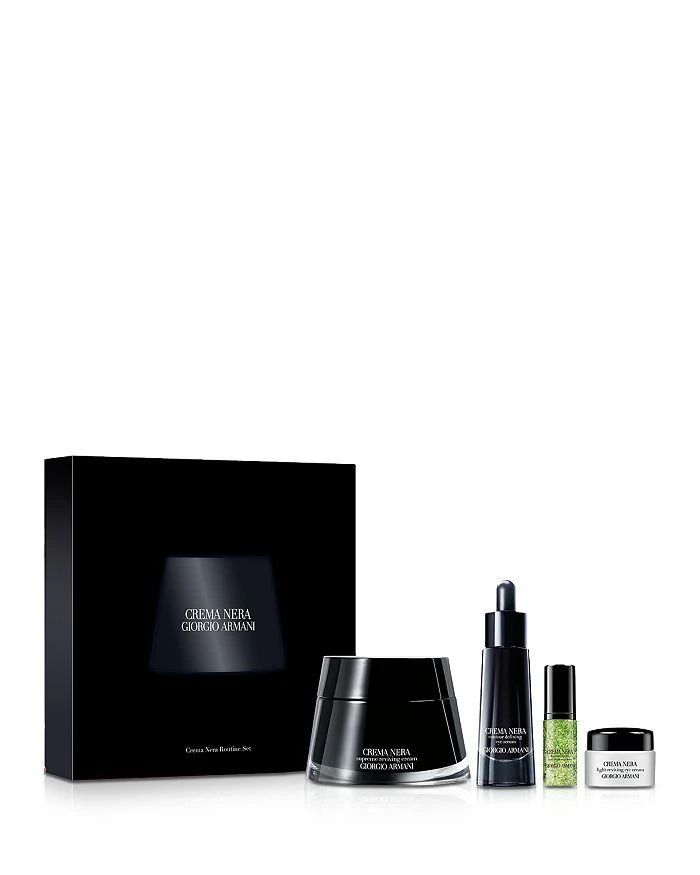 商品Armani|Giorgio Armani Crema Nera Routine Set,价格¥2064,第1张图片