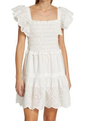 商品Sea|Vienne Eyelet Dress,价格¥413,第1张图片