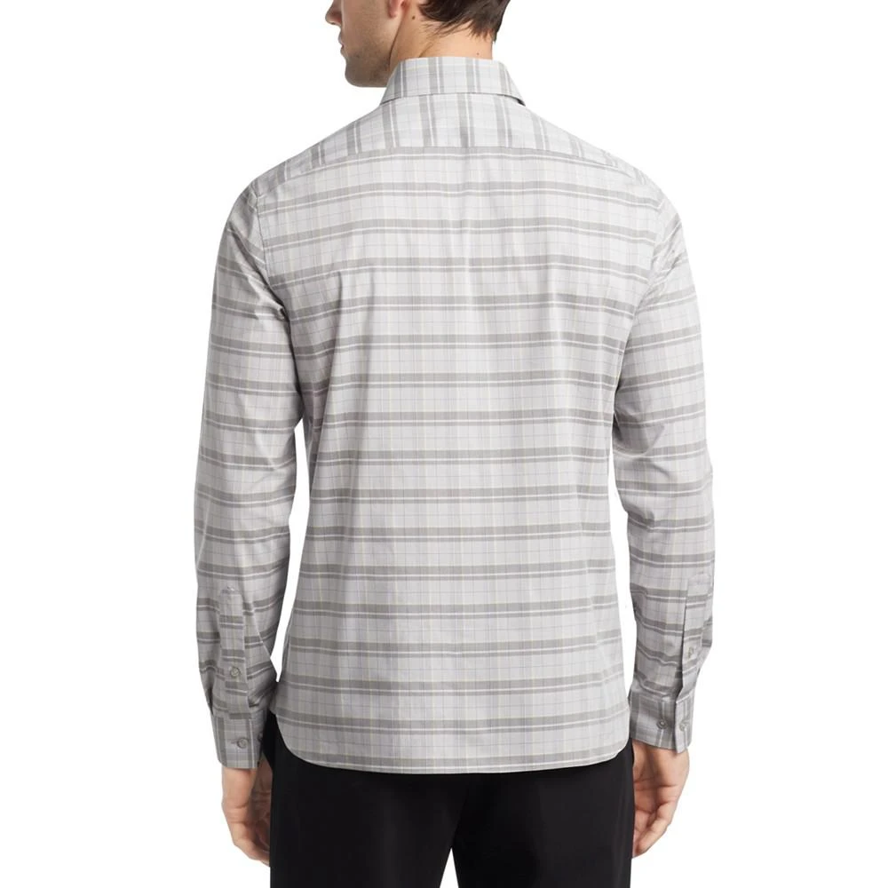 商品Van Heusen|Men's Even Temperature Never Tuck Slim Fit Dress Shirt,价格¥207,第2张图片详细描述