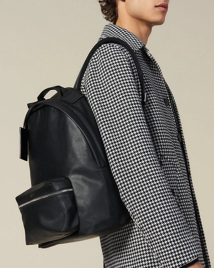 商品Sandro|Faux Leather Backpack,价格¥1877,第5张图片详细描述
