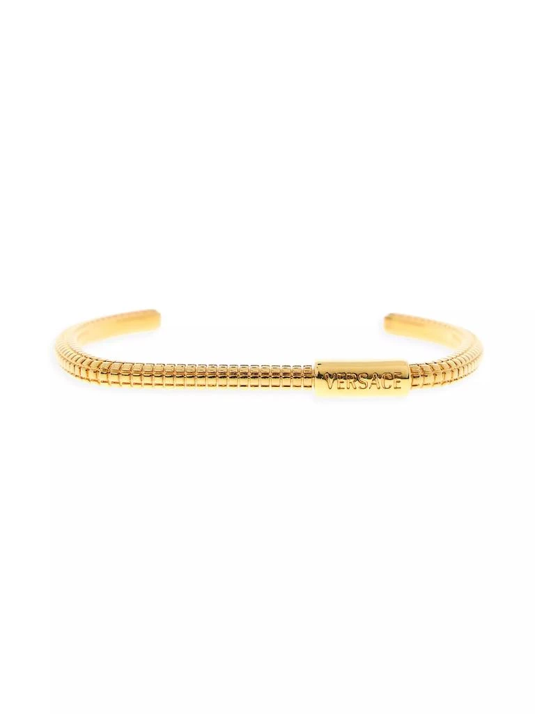 商品Versace|Goldtone Logo Cuff,价格¥3559,第1张图片