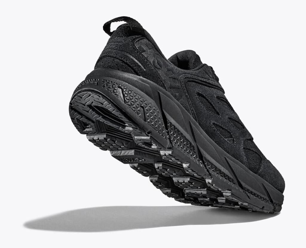 Hoka One One Clifton L Suede Mens Size 9.5 Running Shoes Black 1122571 BBLC HOKA ONE ONE Clifton L Suede  main image 2
