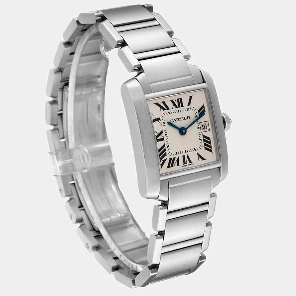 商品[二手商品] Cartier|Cartier Tank Francaise Midsize Silver Dial Steel Ladies Watch W51011Q3 25.0 X 30.0 mm,价格¥30119,第4张图片详细描述