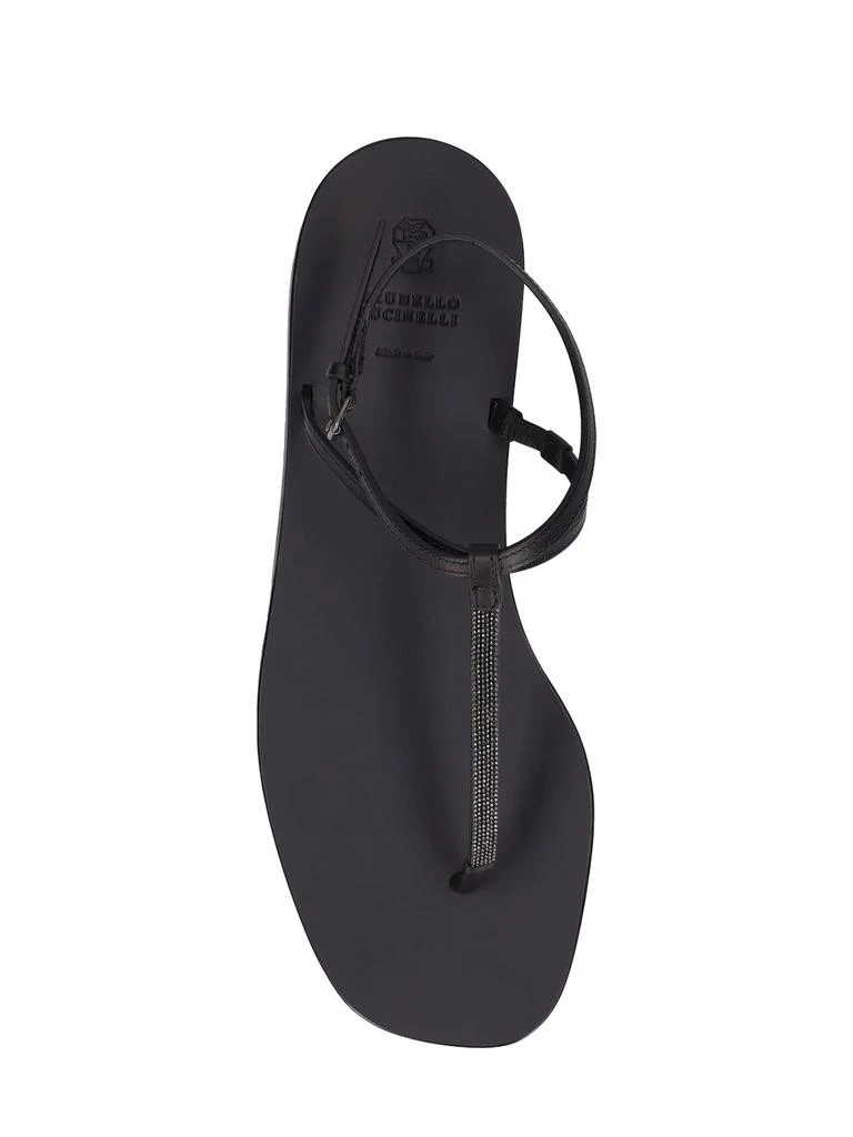 商品Brunello Cucinelli|10mm Leather Sandals,价格¥3976,第4张图片详细描述