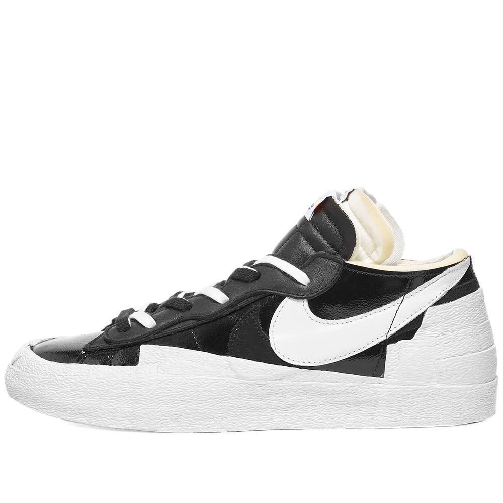 商品NIKE|男款 耐克 Sacai 联名 Blazer 低帮 休闲鞋 黑白款,价格¥1162,第2张图片详细描述