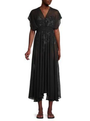商品Kate Spade|Sheer Smocked Cover-Up Dress,价格¥399,第1张图片