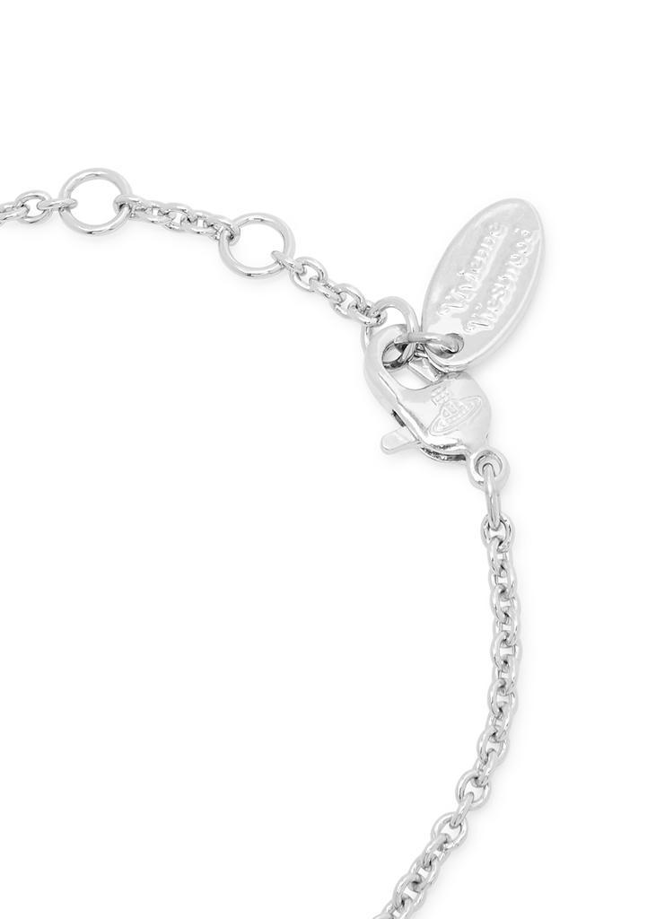 商品Vivienne Westwood|Mini Bas Relief silver-tone chain bracelet,价格¥730,第6张图片详细描述