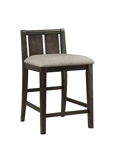 商品Duna Range|Range Wooden 3 Piece Counter Set With Usb Plugin And Panel Back Chair Brown,价格¥4098,第2张图片详细描述