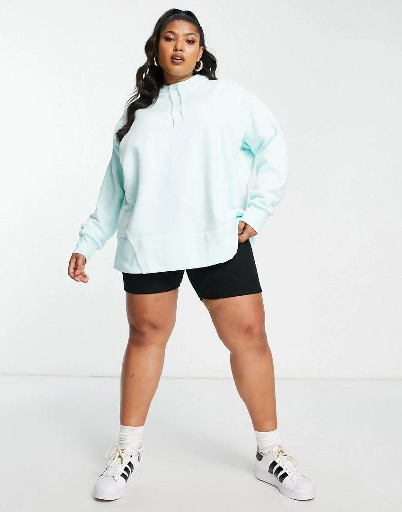 商品Adidas|adidas Sportswear Lounge Plus Studio hoodie in blue,价格¥324,第3张图片详细描述