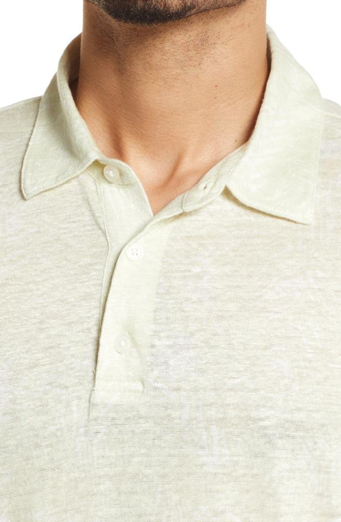商品Vince|Linen Polo Shirt,价格¥456,第6张图片详细描述