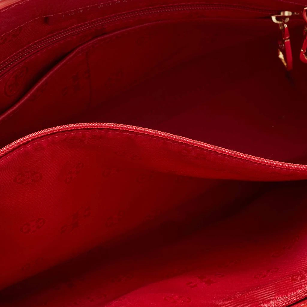 Tory Burch Red Leather Medium York Buckle Tote 商品