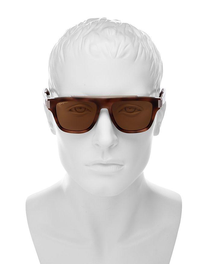 Men's Flat Top Sunglasses, 54mm商品第2张图片规格展示