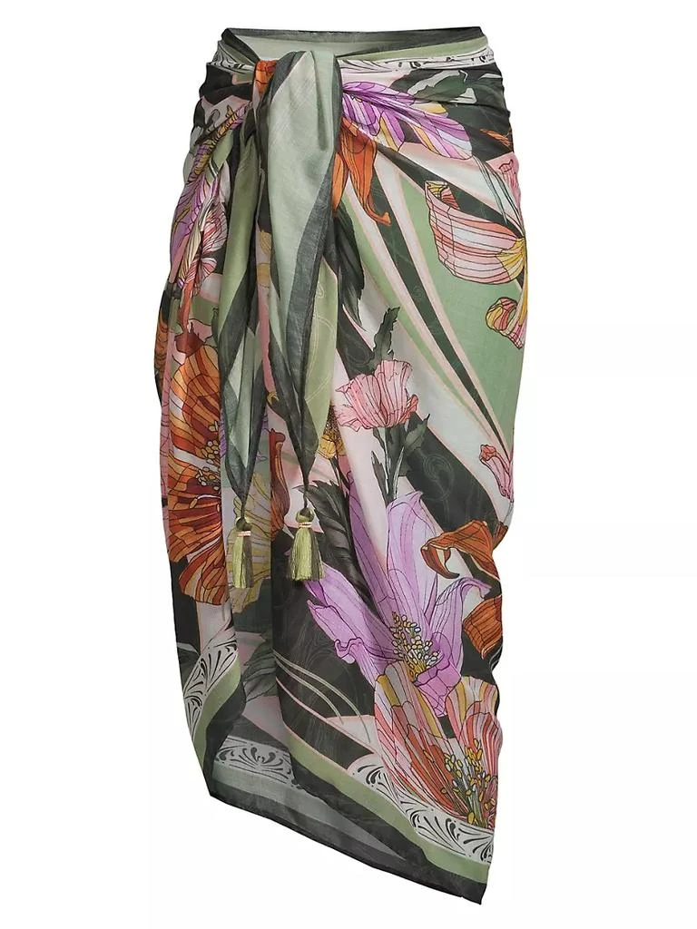 商品Agua Bendita|Marine Vitreo Floral Pareo,价格¥975,第1张图片