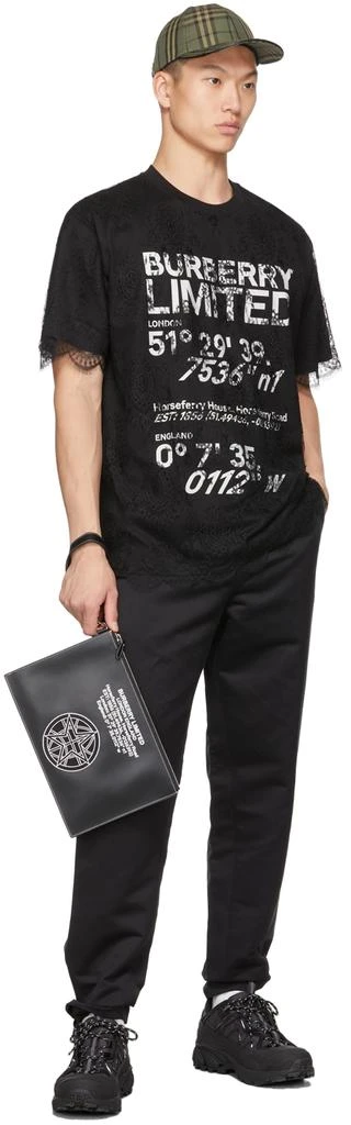 商品Burberry|黑色 Paneled Lace T 恤,价格¥10807,第4张图片详细描述