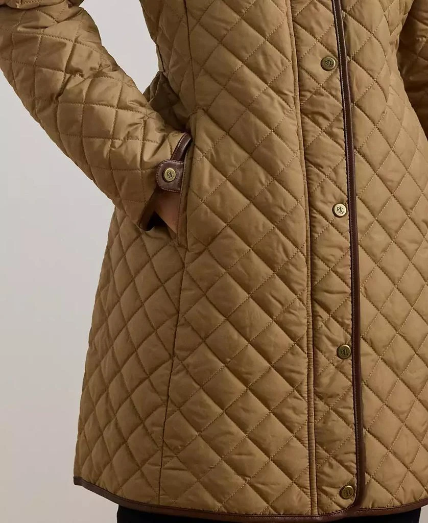 商品Ralph Lauren|女款中长款菱形绗缝外套,价格¥1760,第5张图片详细描述