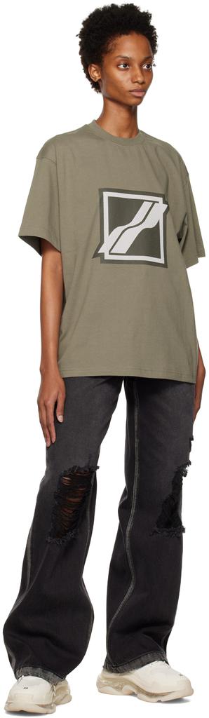 Khaki Bonded T-Shirt商品第4张图片规格展示