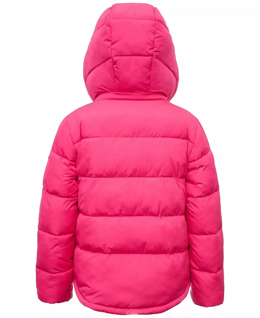 商品Michael Kors|Michael Kors Big Girls Fleece-Lined Full-Zip Hooded Puffer Jacket,价格¥419,第2张图片详细描述