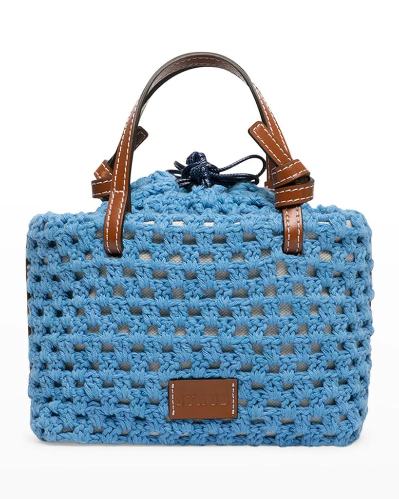 商品Staud|Ria Crochet Top-Handle Bag,价格¥844,第3张图片详细描述