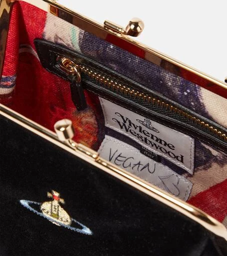 商品Vivienne Westwood|Granny Small velvet clutch,价格¥2228,第3张图片详细描述