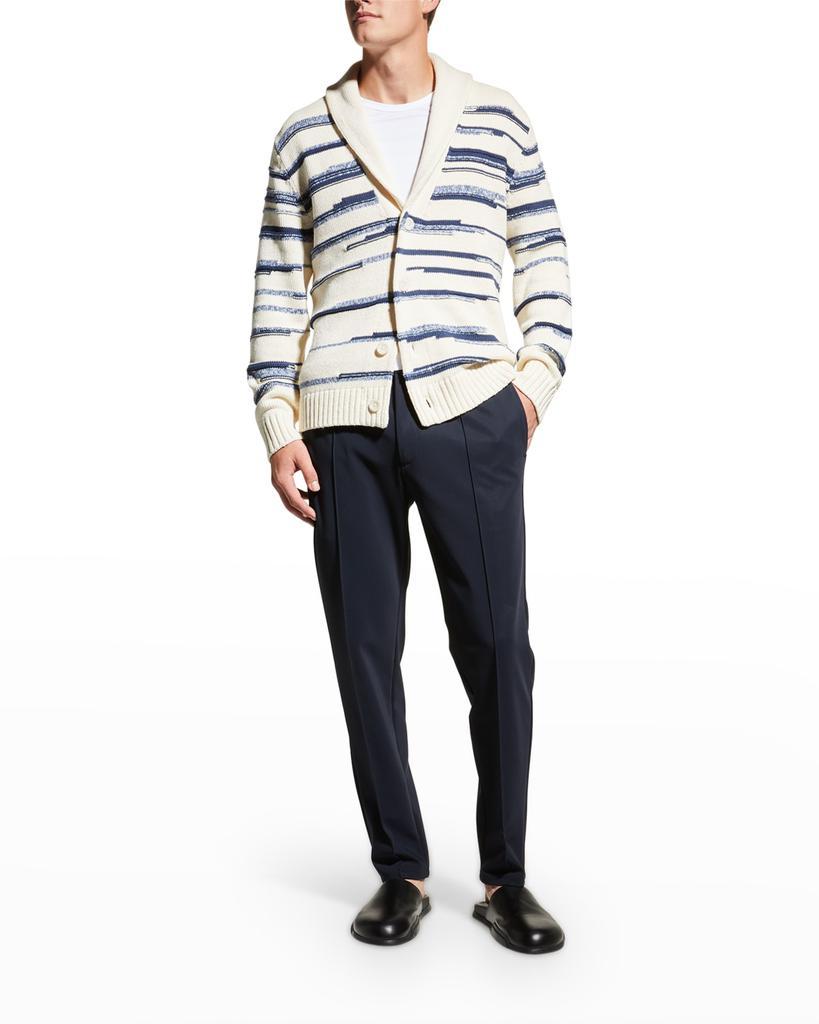 商品Vince|Men's Cashmere Space Dye Stripe Cardigan,价格¥3272,第1张图片