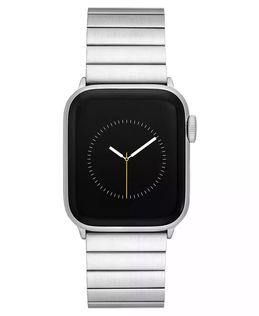 商品WITHit|Silver-Tone Stainless Steel Bar Link Band designed for Apple Watch® 42mm (Series 10) & 38/40/41mm,价格¥227,第2张图片详细描述