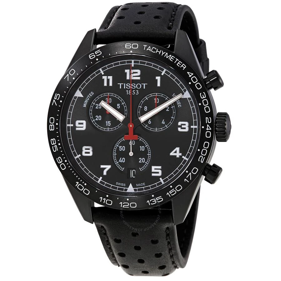 商品Tissot|PRS 516 Chronograph Quartz Black Dial Men's Watch T131.617.36.052.00,价格¥1852,第1张图片