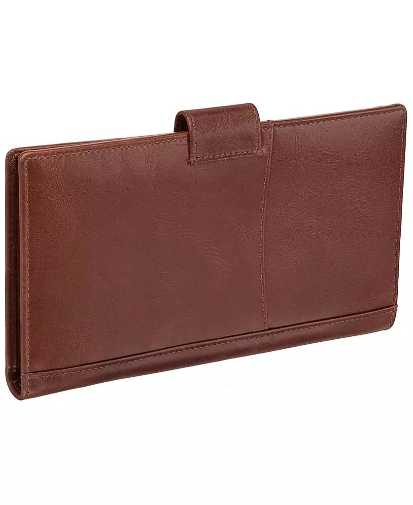 商品Mancini Leather Goods|Men's Casablanca Collection Classic Passport Holder and Travel Organizer,价格¥240,第3张图片详细描述