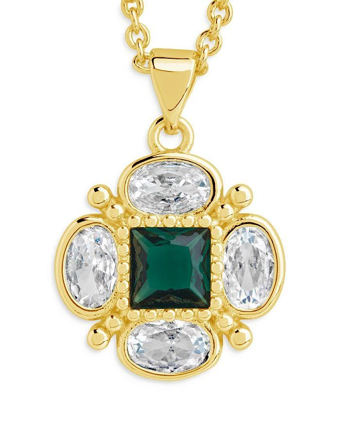 商品Sterling Forever|Hermia Pendant Necklace, 16",价格¥338,第3张图片详细描述