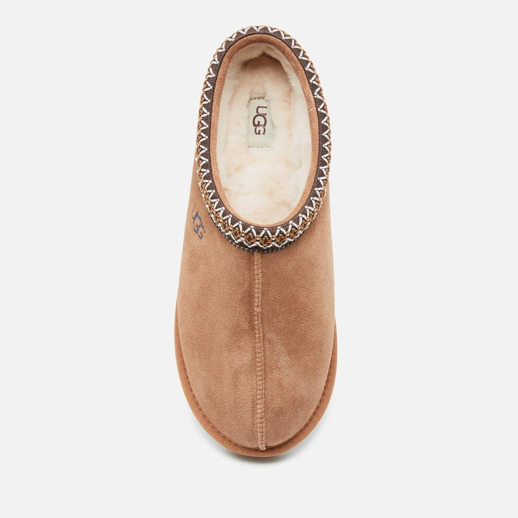 商品UGG|UGG Men's Tasman Suede Slippers - Chestnut,价格¥993,第3张图片详细描述