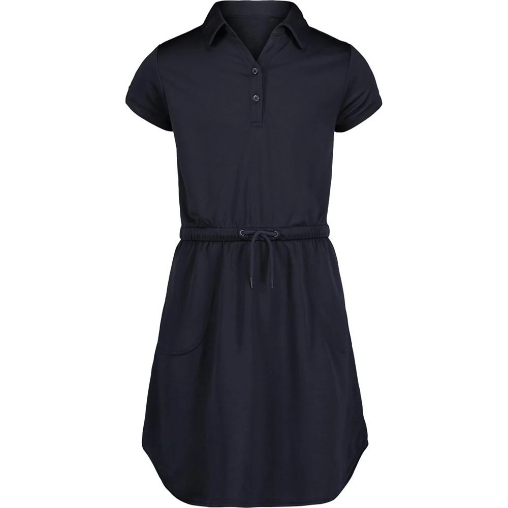 商品Nautica|Big Girls Plus Size Uniform Drawstring Short Sleeve Performance Dress,价格¥160,第1张图片