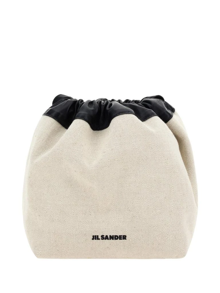 商品Jil Sander|Jil Sander Dumpling Drawstring Bucket Bag,价格¥2999,第1张图片
