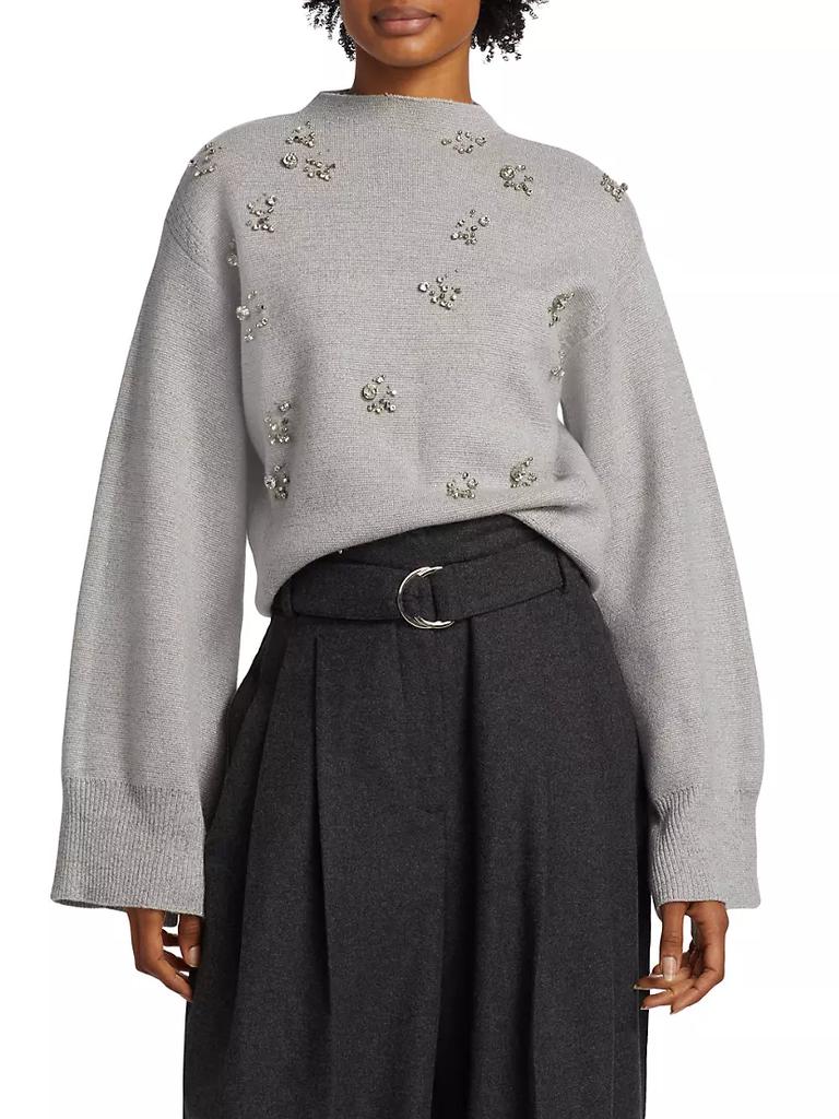 Embellished Merino Wool Sweater商品第3张图片规格展示