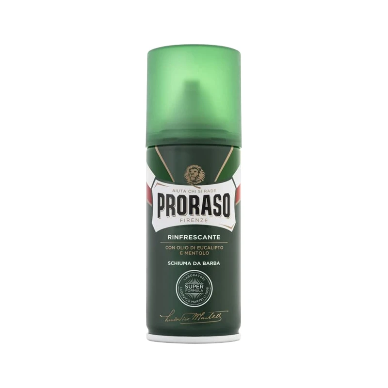 商品Proraso|男士剃须清爽泡沫100ml 桉树香型刮胡子泡沫快速软化,价格¥111,第1张图片