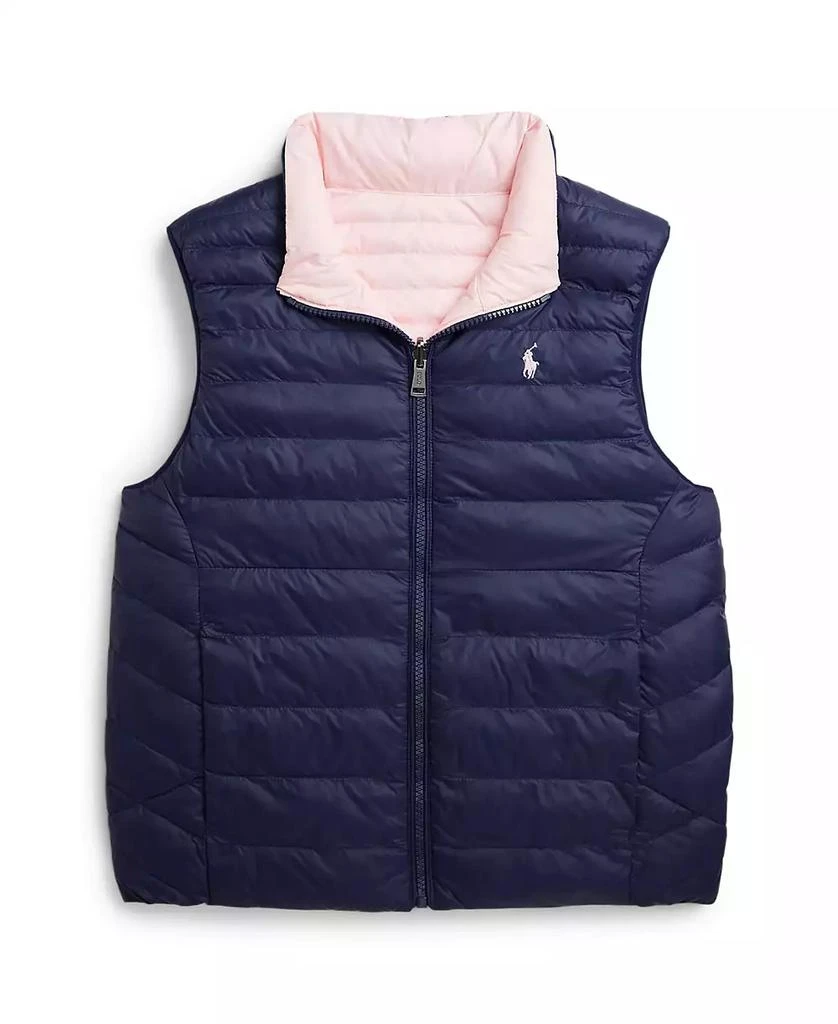 商品Ralph Lauren|Kid's Unisex P-Layer 2 Reversible Quilted Vest Jacket,价格¥706,第3张图片详细描述