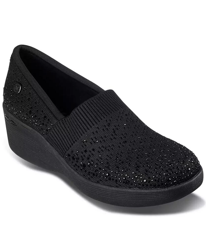 商品SKECHERS|Martha Stewart x Women's Pier-Lite: Reflection Slip-On Wedge Shoes from Finish Line,价格¥412,第1张图片