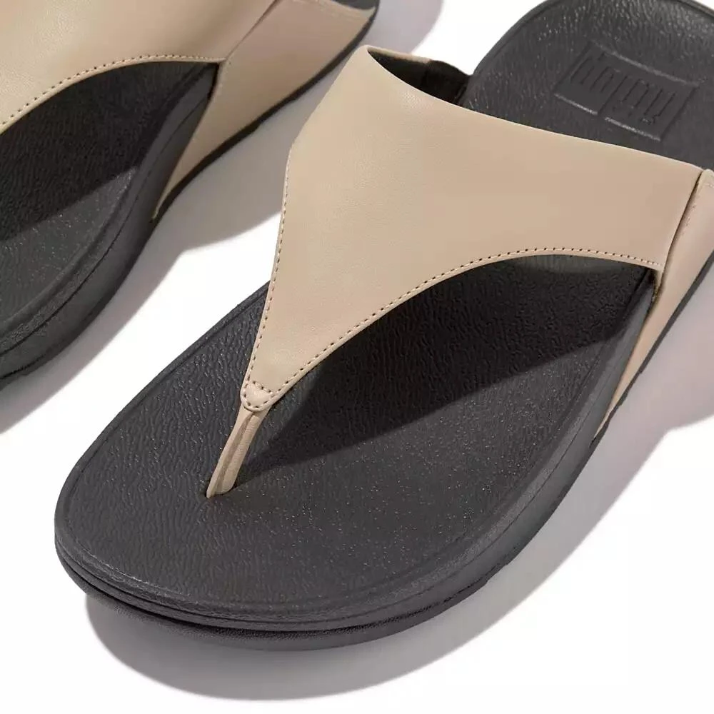 商品FitFlop|Women's Lulu Leather Toe-Thongs Sandals,价格¥671,第4张图片详细描述