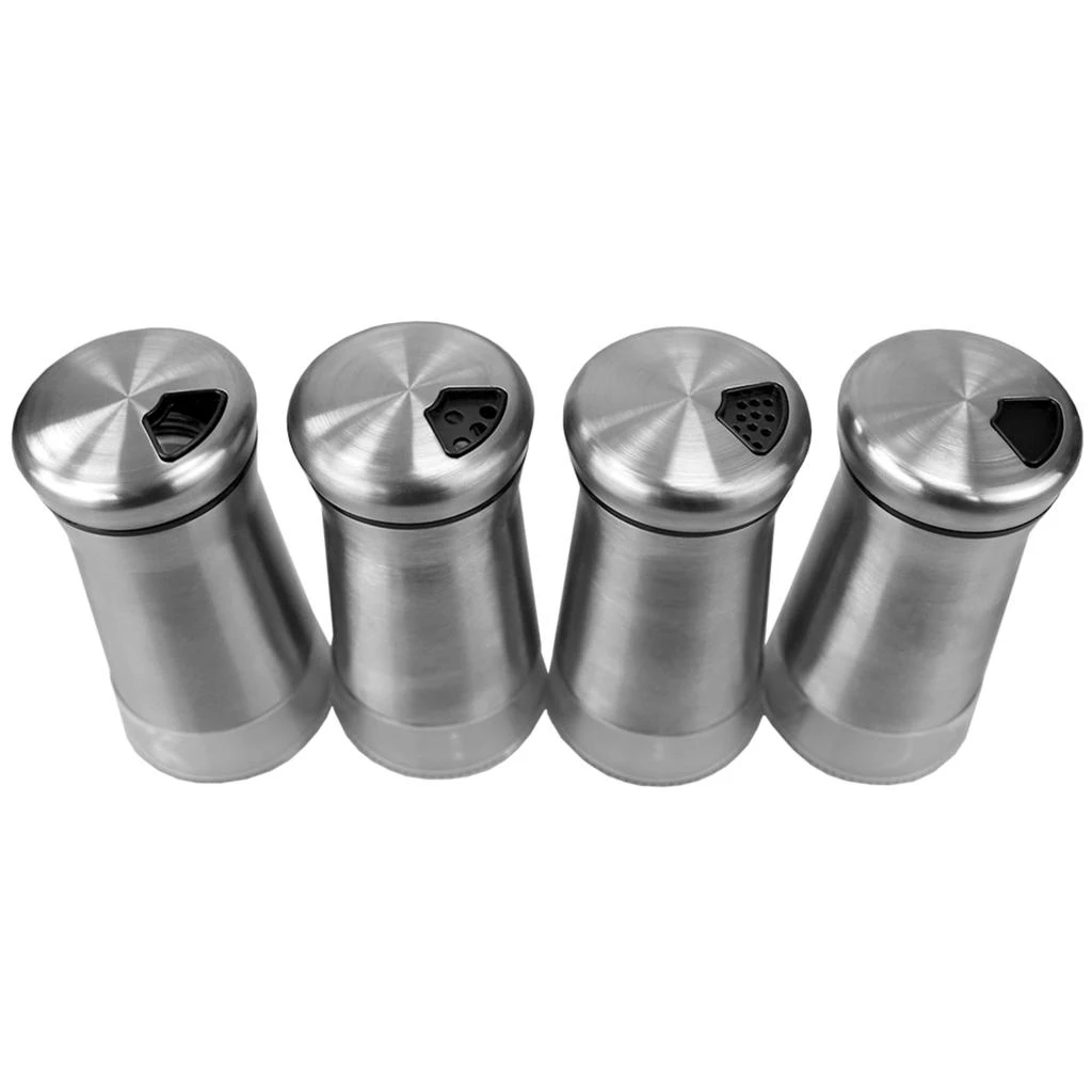 商品Home Basics|Home Basics Essence 4.2 oz. Salt or Pepper Shaker with Clear Glass Bottom, Silver,价格¥115,第3张图片详细描述