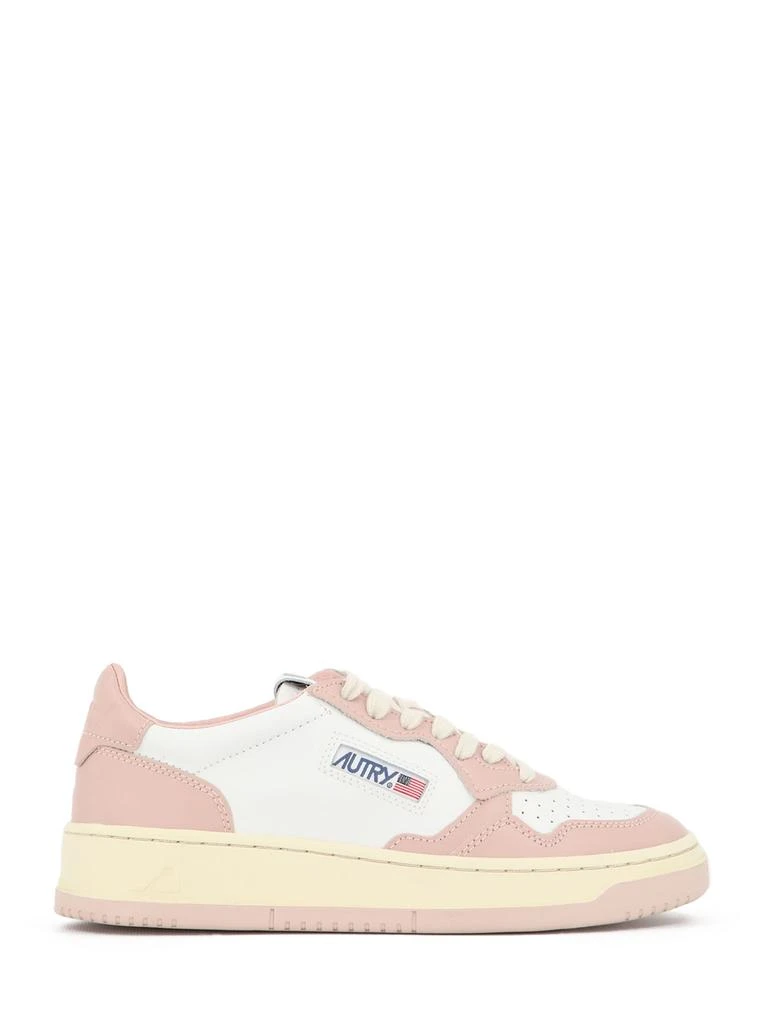 商品Autry|Medalist pink and white sneakers,价格¥800,第1张图片