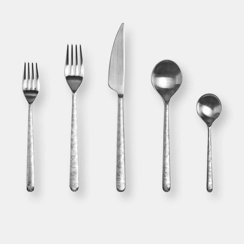 商品Mepra|Cutlery Set 5 Pcs         Linea Leaves,价格¥1171,第1张图片