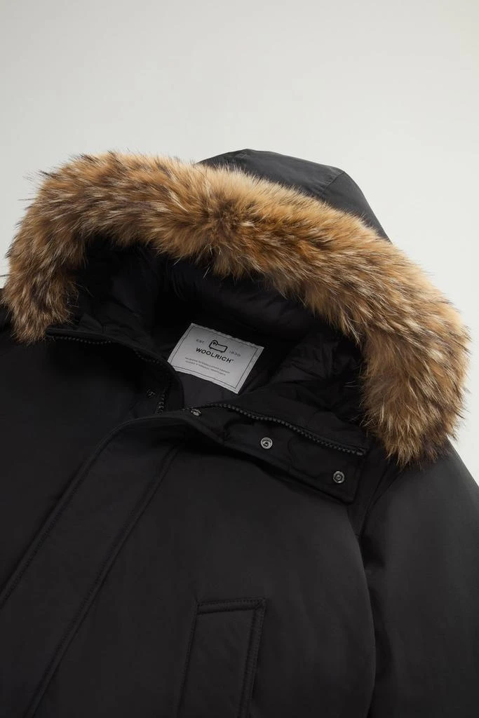 Polar Parka in Ramar Cloth with High Collar and Fur Trim - Men - Gray 商品