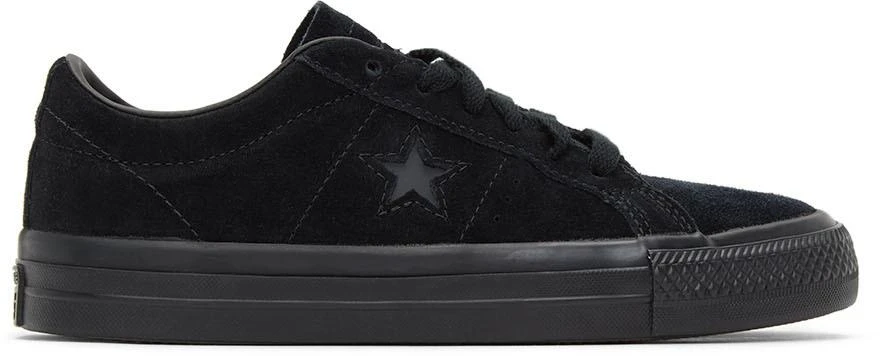 商品Converse|黑色 One Star Pro 绒面革运动鞋,价格¥791,第1张图片