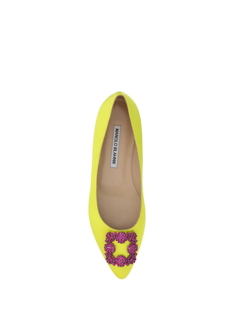 商品Manolo Blahnik|Hangisi Ballet Flats,价格¥4370,第4张图片详细描述