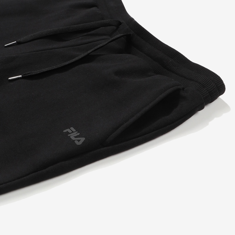 【享贝家】FILA男款Linear Logo 长裤休闲运动裤FS2FPE1102X-BLK（特价活动款）商品第4张图片规格展示